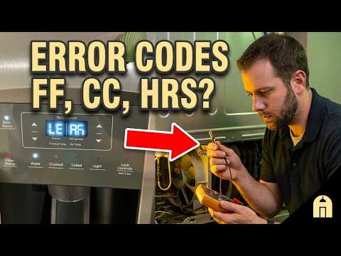 GE Refrigerator Error Codes FF, CC, HRS: Fix It Yourself & Save $800!