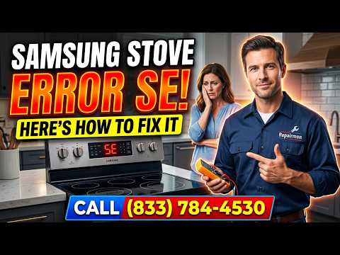 Samsung Stove SE Error Code: Causes & Fixes 🔥 | Repairmen