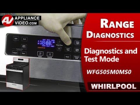 Whirlpool Range / Oven - Diagnostic Mode, Error Fault Codes & Troubleshooting