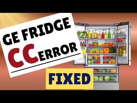 GE Fridge CC Error Code QUICK FIX