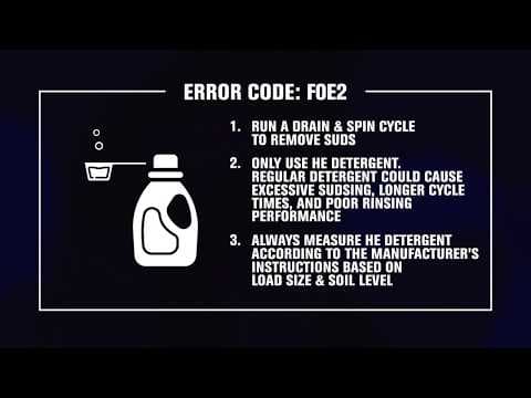 How To Fix a F0E2 Error Code On Maytag® Top Load Washers