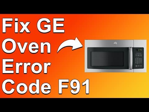 How To Fix GE Oven Error Code F91 (What Does Error F91 Indicates? -Causes And Solutions To Solve It)