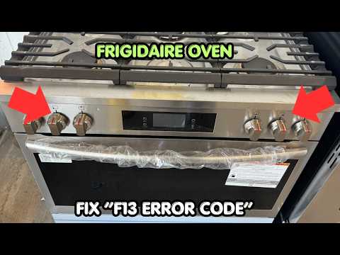 How To Fix Frigidaire Oven F13 Error Code
