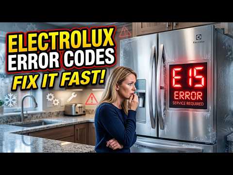 Electrolux Refrigerator Error Codes: What They Mean & How to Fix Them