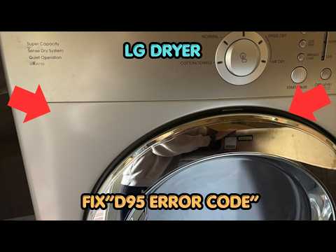 How To Fix LG Dryer D95 Error Code?