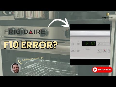 Frigidaire Oven Overheating F10 Code? DON'T Call Repair! (Save $300)