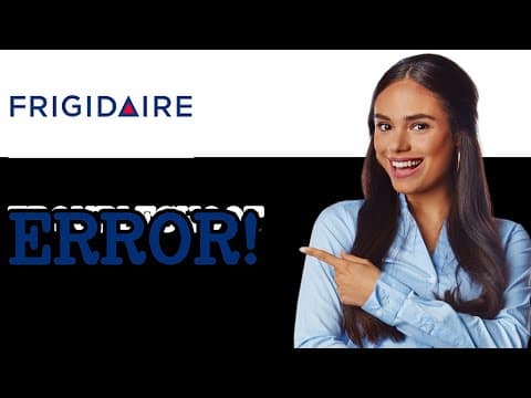How To Fix Frigidaire Dryer E4A Error Code (2025)