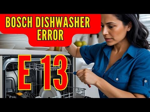 Bosch E13 Error Code Explained – Overheating Warning and How to Fix It Safely