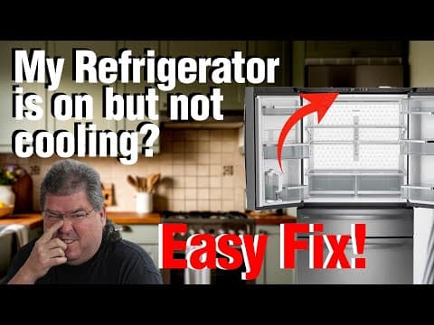 My GE Refrigerator is on but doesn't cool, What's the problem, Demo Mode