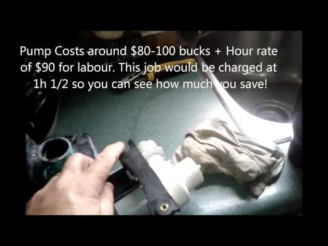 Frigidaire Affinity Front Load Washer E21 code Low drain flow fix
