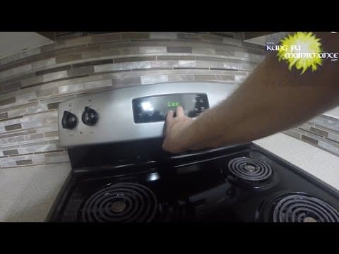 Stove Clock Will Not Reset Screen Says Loc On How To Unlock Locked Oven Display Time