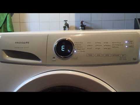 FRIGIDAIRE how remove error E11