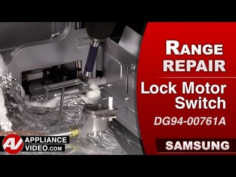 Samsung Stove - E-0e Error Code - Lock Motor Switch Repair and Diagnostic