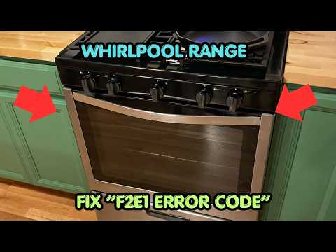 How To Fix Whirlpool Range F2E1 Error Code?