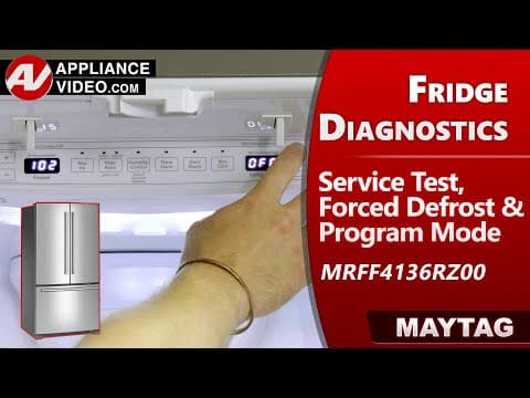 Maytag Refrigerator - Service Diagnostic & Error code Testing - Programming Mode Troubleshooting