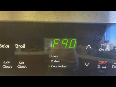Easy Fix for Frigidaire Error F90 (ACTUALLY Easy!)