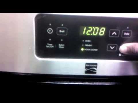 How to unlock Kenmore oven