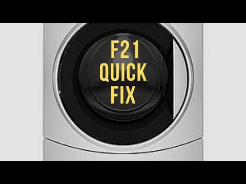 ✨ KENMORE WASHER F21 ERROR - QUICK FIX ✨