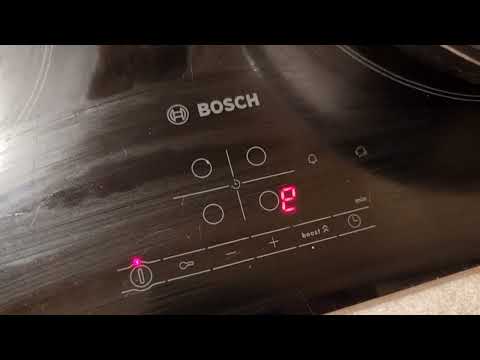 Bosch induction cooktop error fix SOLVED